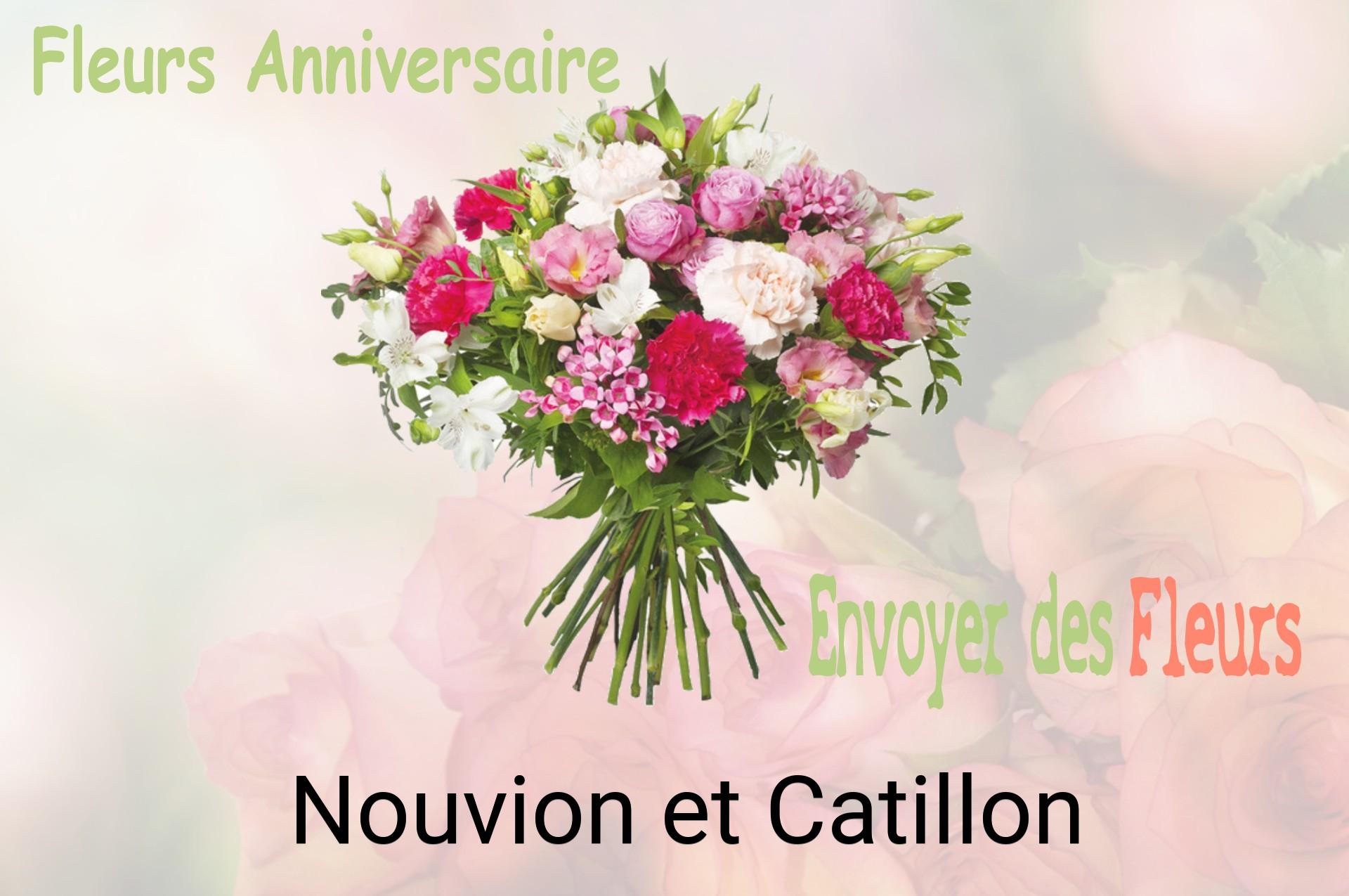 Bouquet de fleurs d’anniversaire livré à Nouvion-et-Catillon