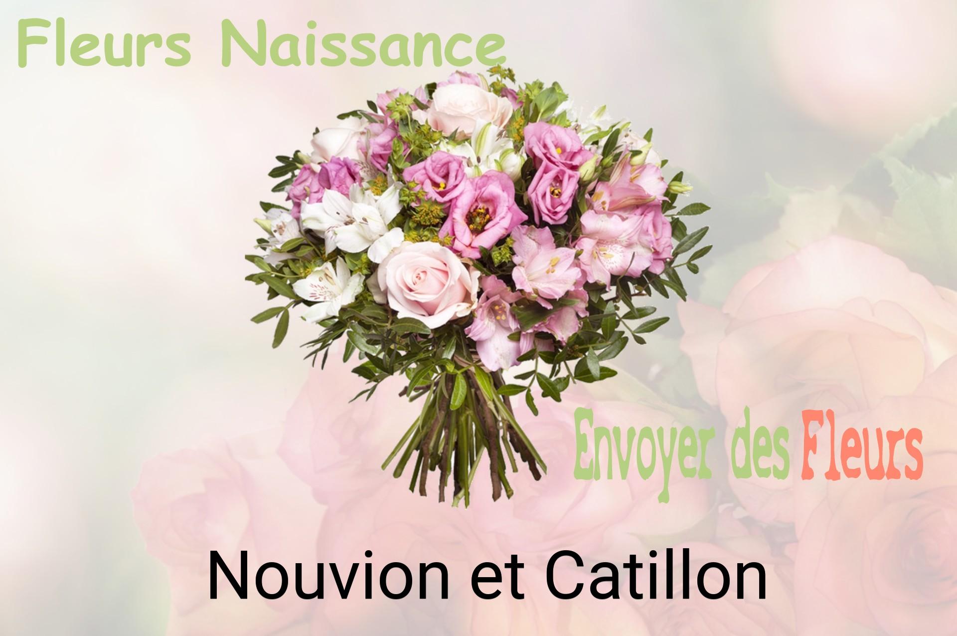Bouquet de fleurs de naissance livré à Nouvion-et-Catillon